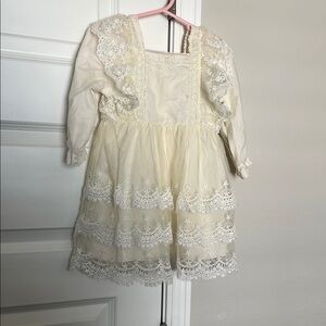 SHEIN Cream Puff Sleeve Tiered Sundress